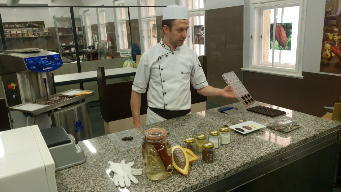 Choco museum Prague, June 2018